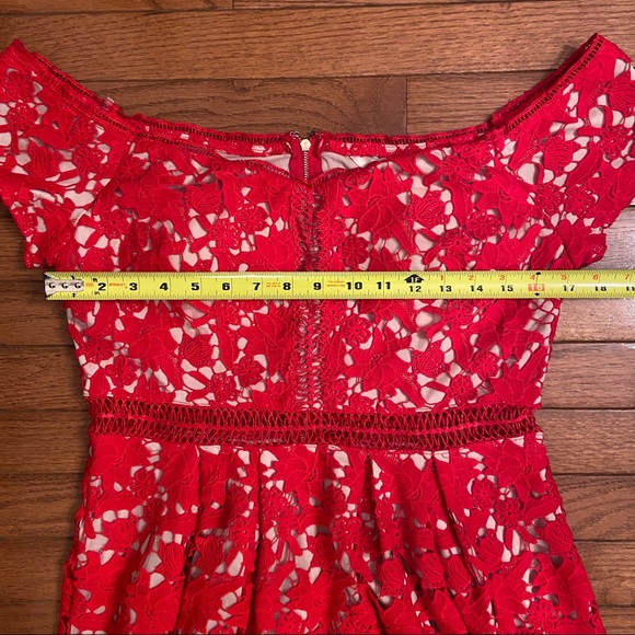 Francesca's Beverly Off the Shoulder Lace Dress - Picture 13 of 16